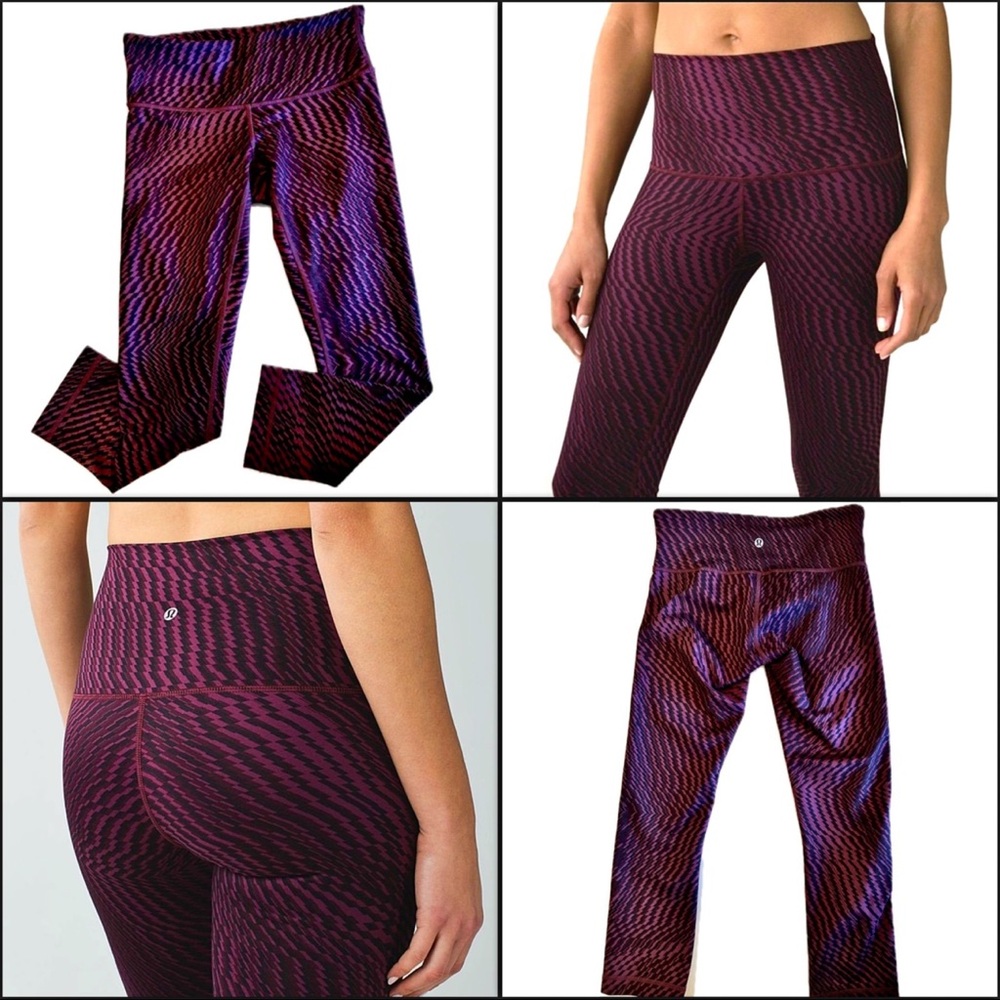 Lululemon Wunder Under Zigzag Capris | Size 6